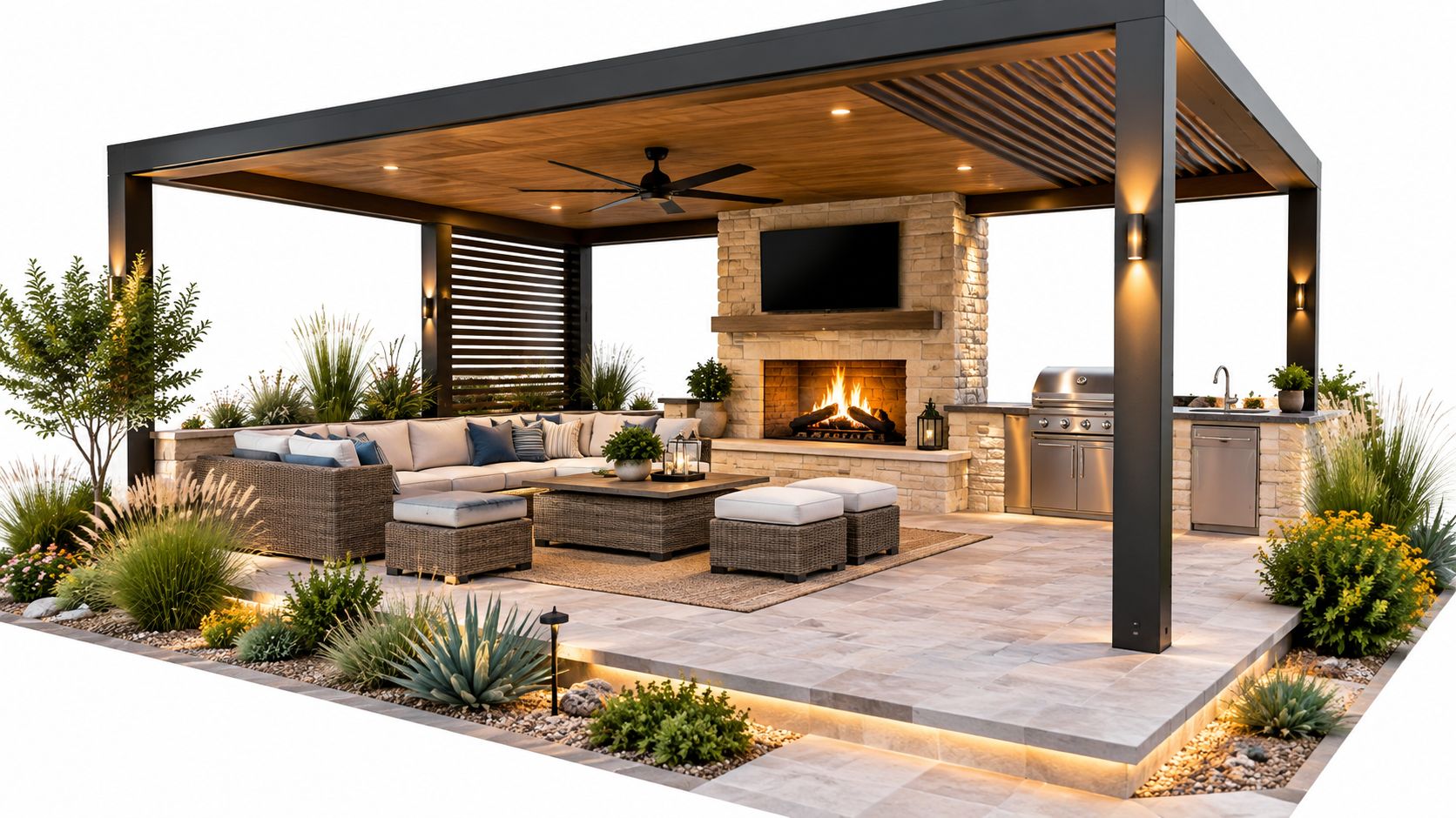 10 Outdoor Living Room Design Ideas for North Texas